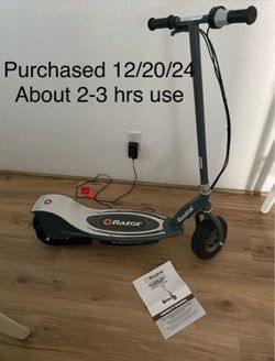 (2) Razor E300 Electric Scooter