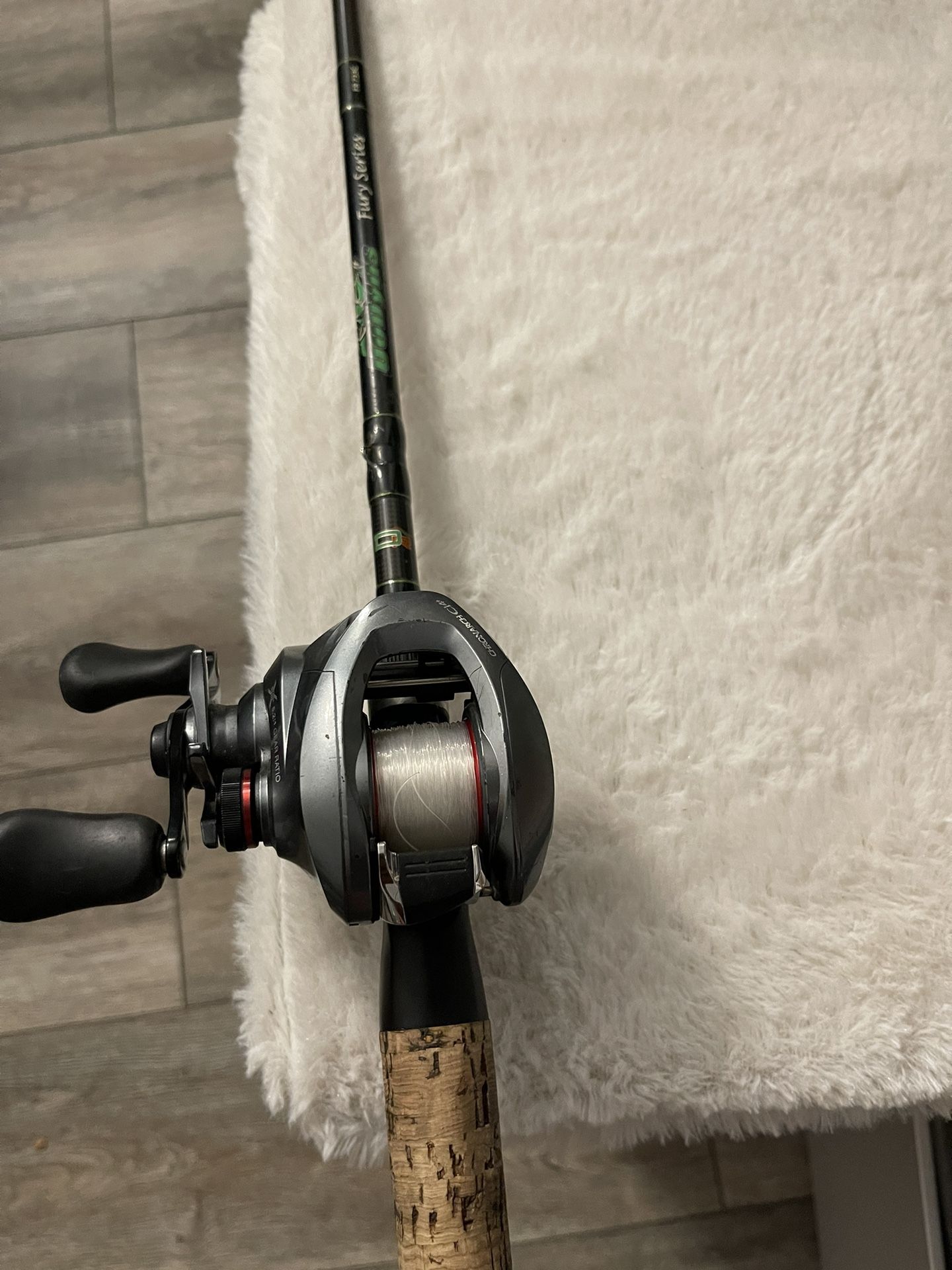 Dobyns Fishing Rod And Shimano Chronarch C14+ Reel