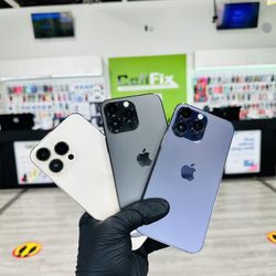 iPhone 14 Pro Max Unlocked 128GB $550 or $60 Down!