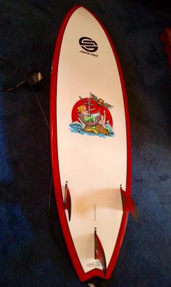 SANTACRUZ Barney Model 5'8\" サーフボード 希少 SANTACRUZ Barney Model 5'8