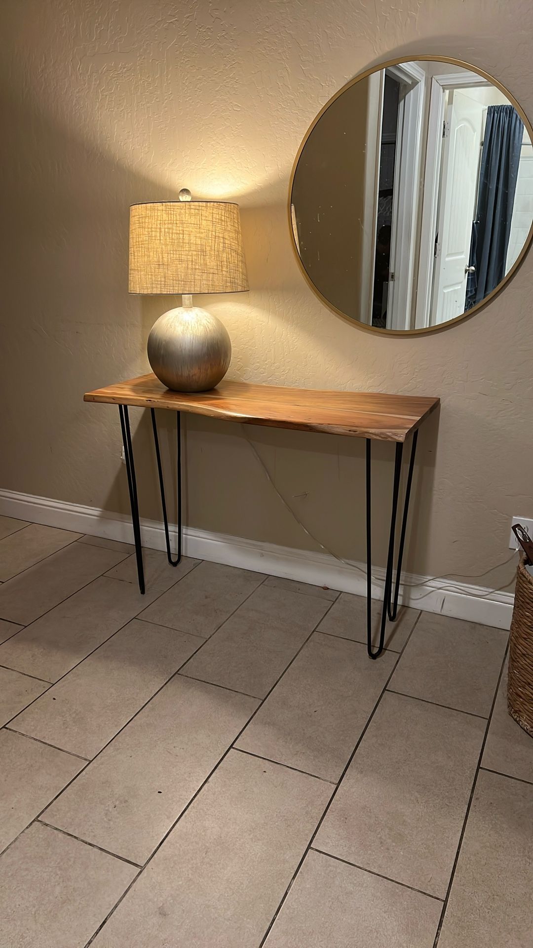 Wooden Entry Table Desk