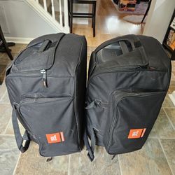 JBL EON 515 Powered Speaker Pair with Original JBL Case