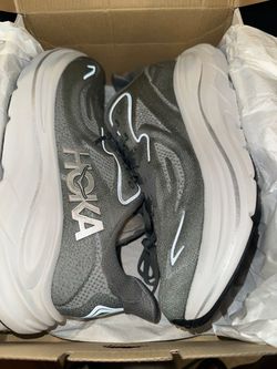 Hoka Running Sneakers Gray White