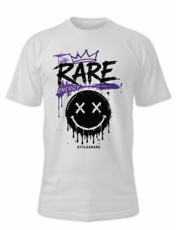 StylesRare Rare Energy Graphic T-Shirt White