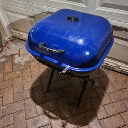 Ocean Blue Kettle Charcoal Grill

