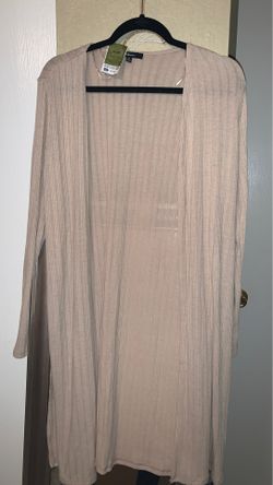 Tan cardigan