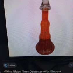 1949 Viking Glass Floor Decanter 
