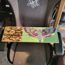 Death Moth Wood Art