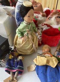 Lot Of Vintage And Porcelain Dolls