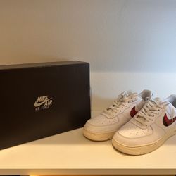 plaid swoosh air force 1 