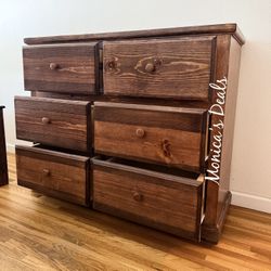 Solid Wood 48” Dresser $400