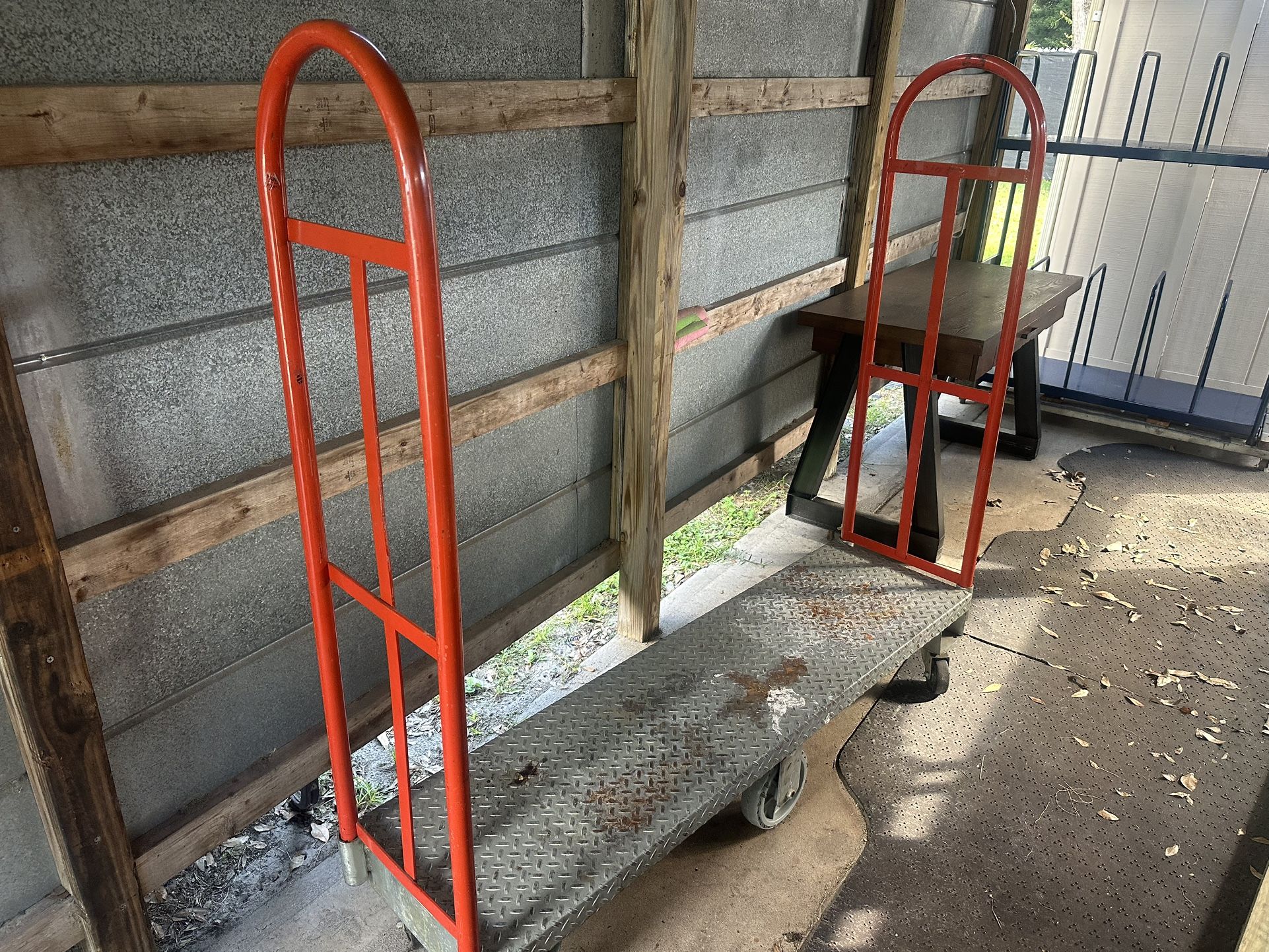 U Boat Cart Push Industrial Dolly