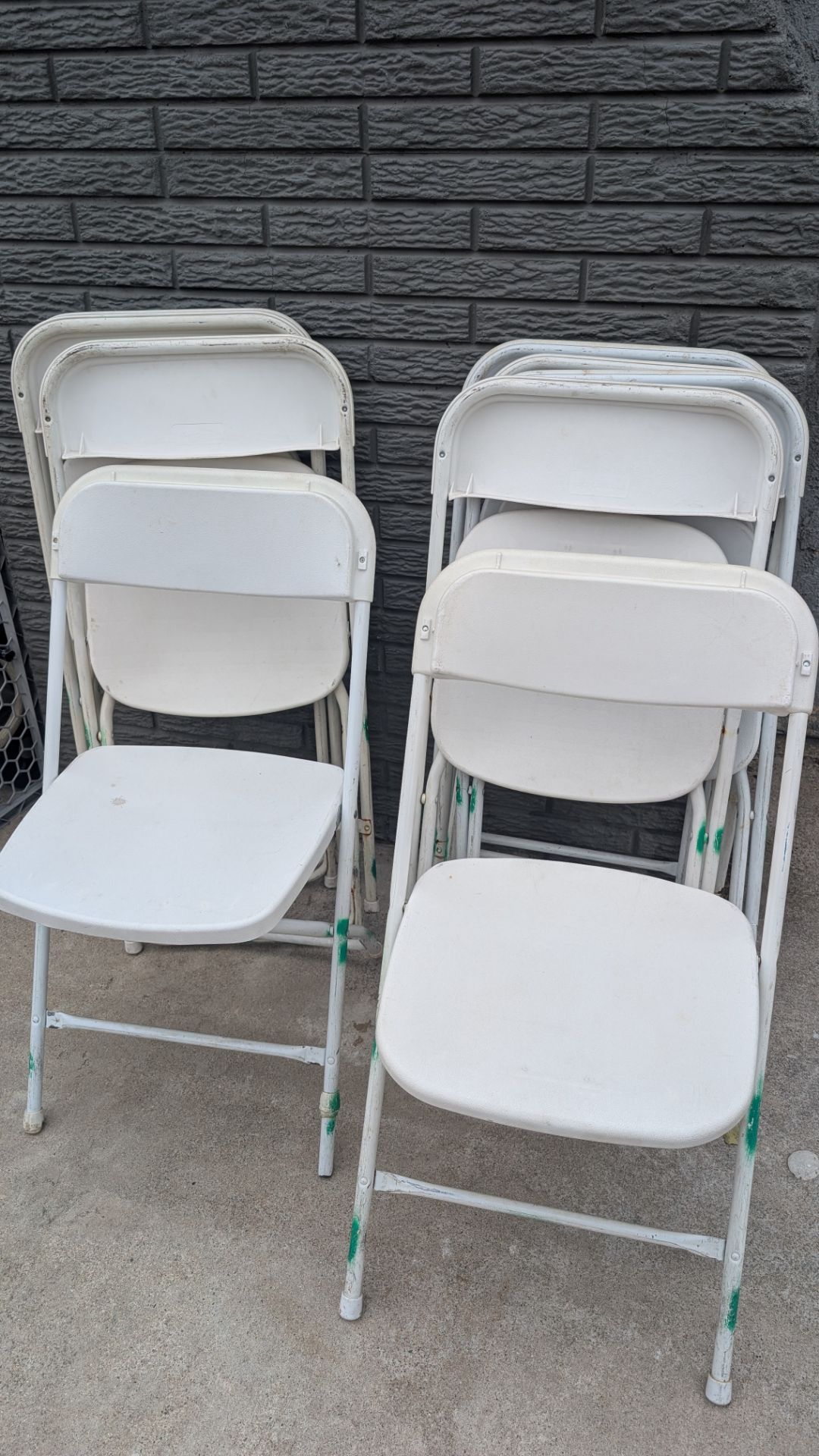White party chairs