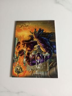 1994 Flair Marvel Venom Trading Card