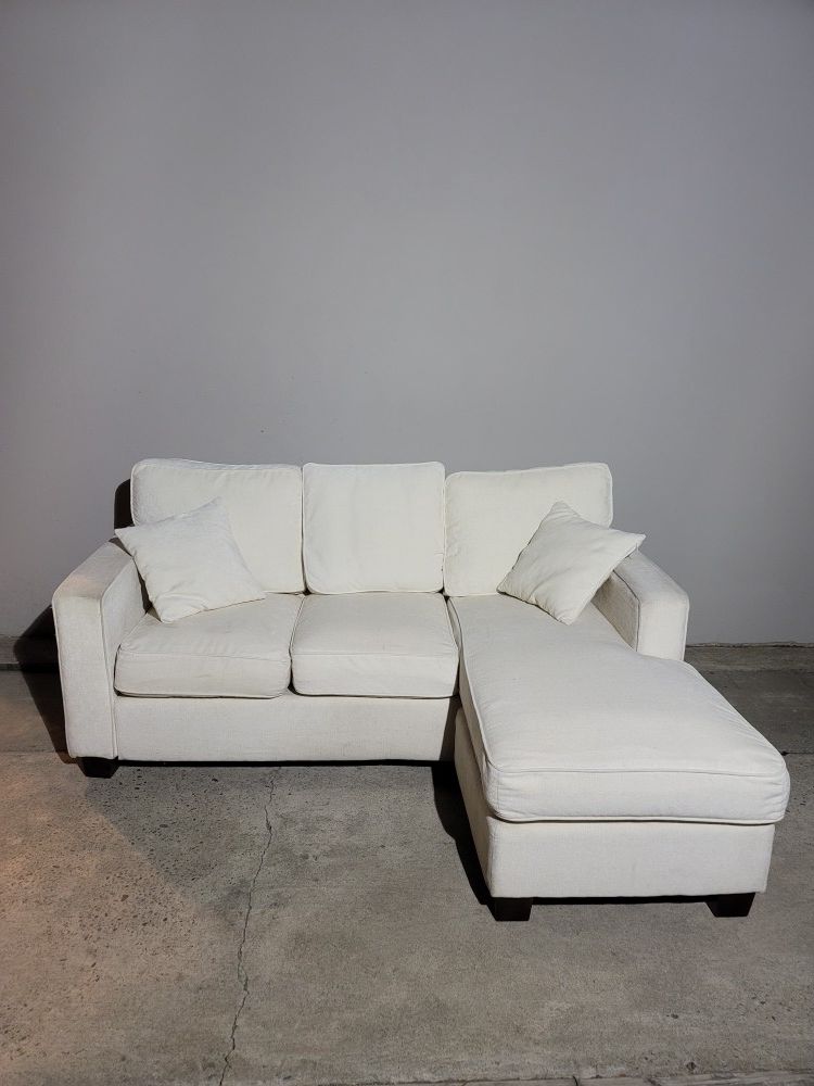 *Pending* White Sectional Couch