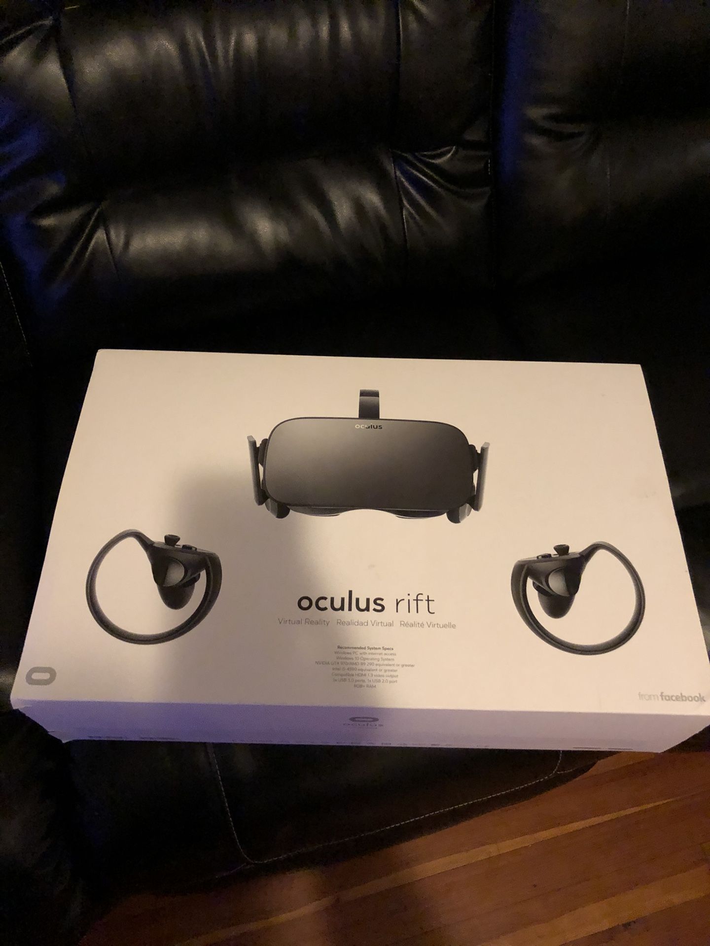 oculus rift virtual reality headset