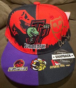 Headgear Classics Hat Jurassic Park Lost World Toronto Raptors OVO Cap Youth Kid
