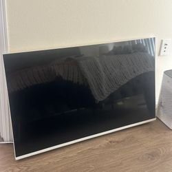 Hisense TV painted White