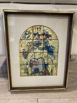 Chagall Naphtali Tribe Symbol Art Framed