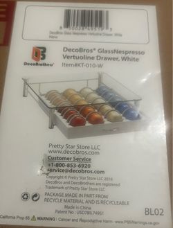 GlassNespresso drawer