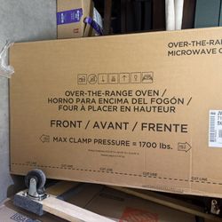 Stainless Steel Over Range Microwave (New)