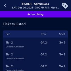 FISHER SAN FRANCISCO-12/20