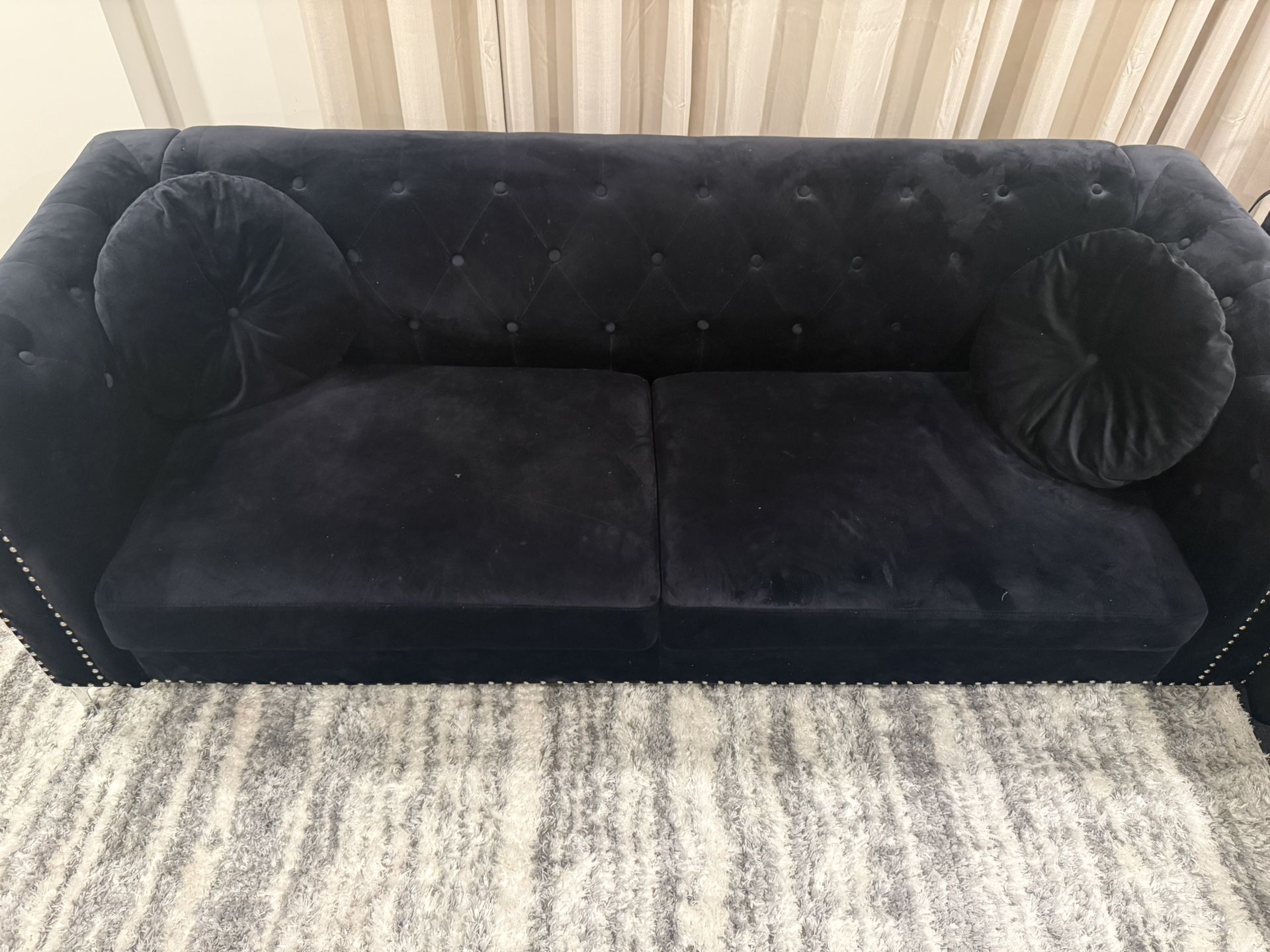Comfortable Black Couch