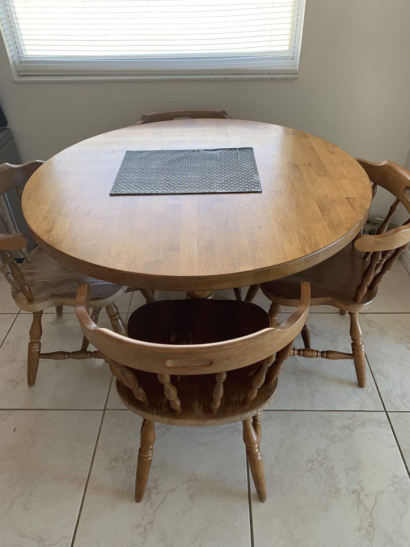 Dining table 4 chairs