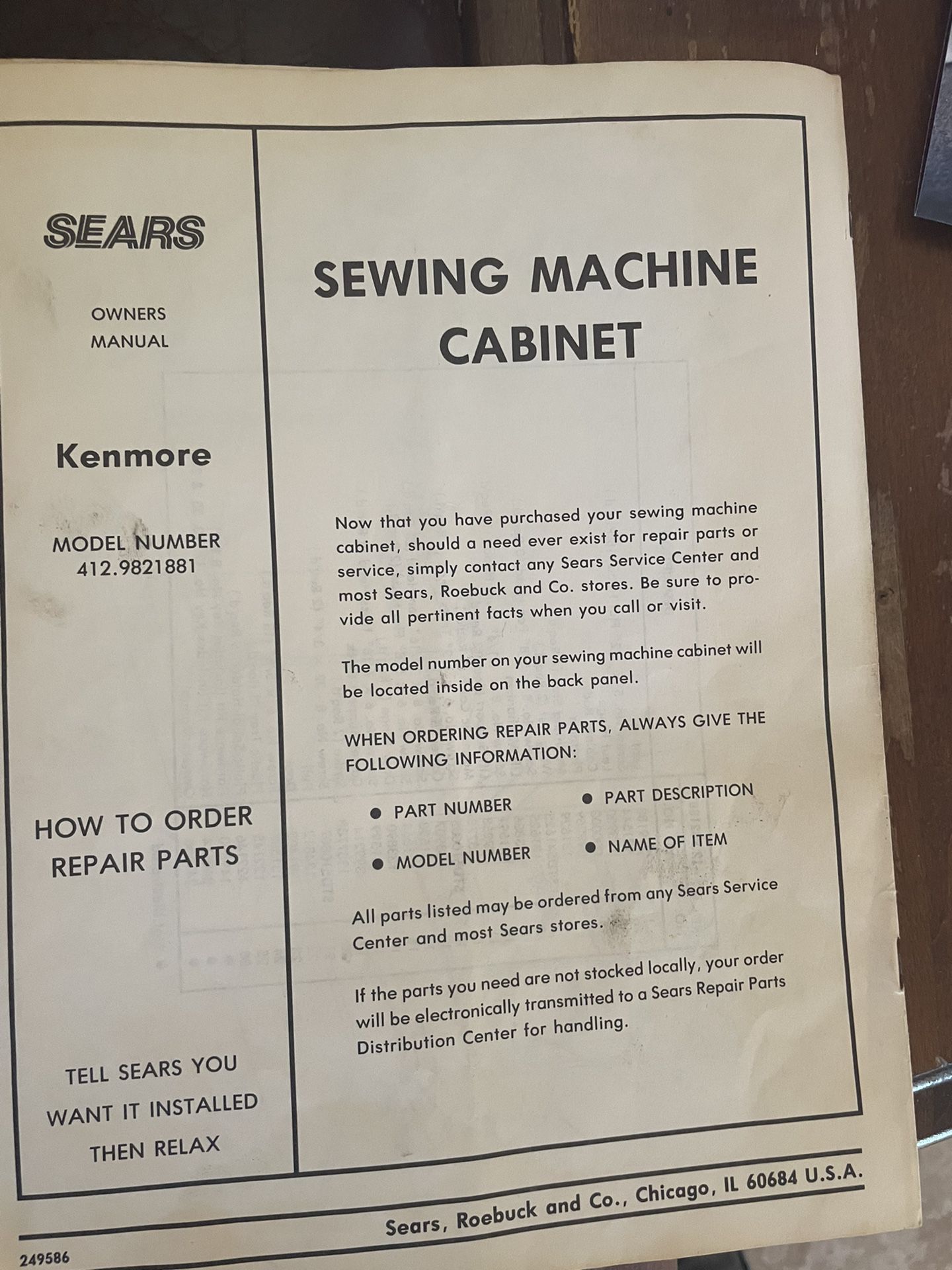 Shop for KENMORE KENMORE SEWING MACHINE repair parts for model