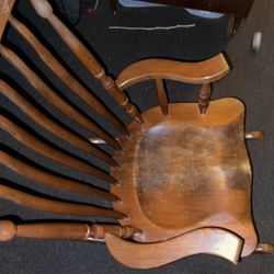 Antique Wooden Rocking Chair 