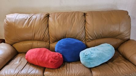 3 Plush  Decorative Pillows. 