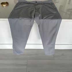 Grey Lululemon Commission Pants Size 34 Slim