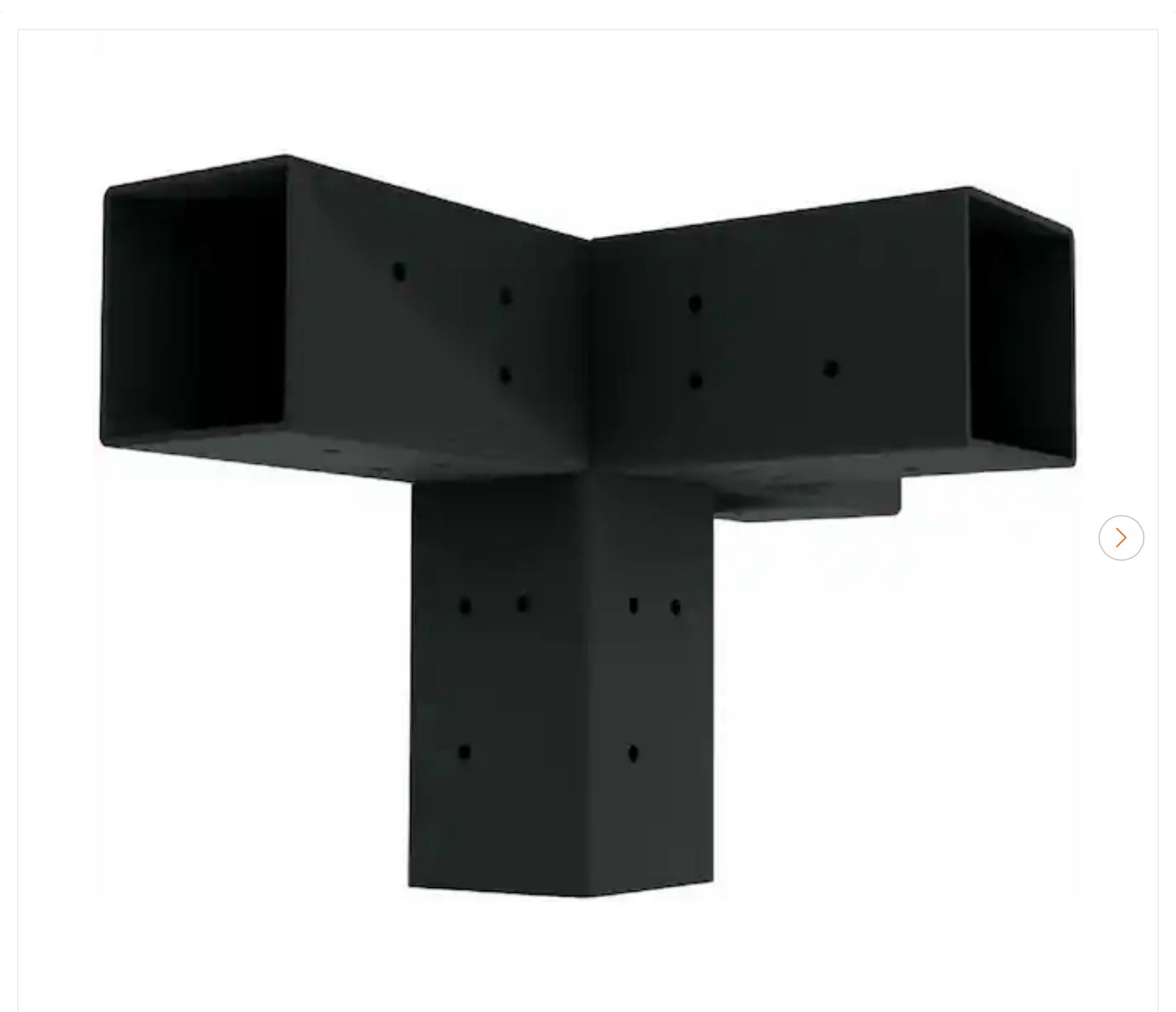 LINX 4 in. TetraFit Black Steel Extension Bracket Pergola for 4x4 Wood Posts (1 Pack),All Products : American Fashion Style Bags On Sale