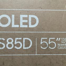 SAMSUNG 55-Inch Class OLED 4K S85D Series HDR Smart TV w/Dolby Atmos, Object Tracking Sound Lite, Laser Slim Design, Motion Xcelerator, Real Depth Enh