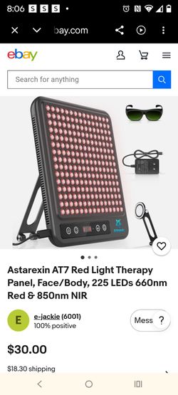Red light panel for face body