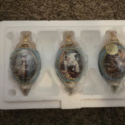 Bradford Editions Porcelain Ornament Collection 