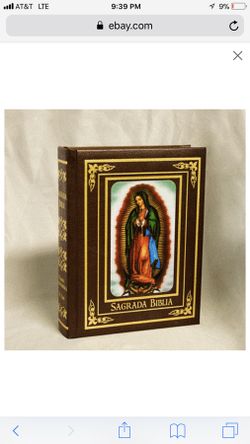 Biblia en español nueva en caja