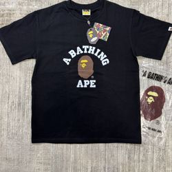 BAPE College Tee Black