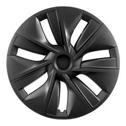 44#  Wheel Rim Cover Hubcaps, 19 in, 2020-2023 Model Y Fully Fit Hubcap with Snap, Guard Tape & Valve Nozzle Hole, ABS & PC Hubcap with High Rigidity 
