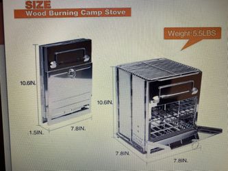 Portable Folding Wood Stove For Out Door