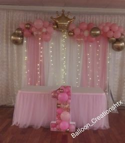 Princess crown Balloon garland