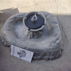 Artificial Rock Pound Fountain Dimensions 24" W X21" D