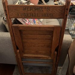 Antique Funeral Chair 