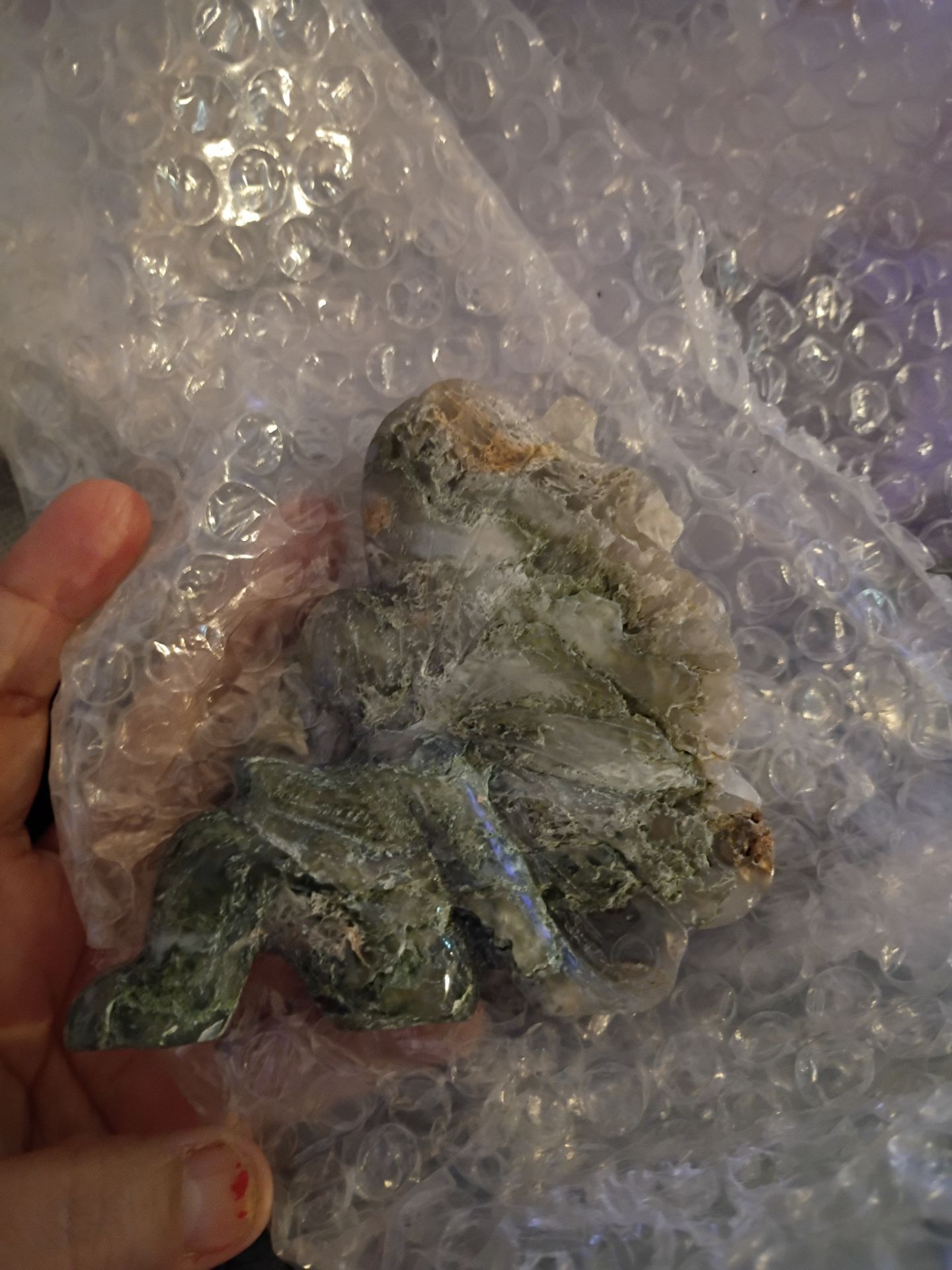 Moss Agate crystal Fairy