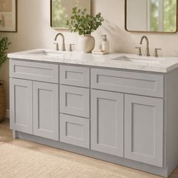 New 60 inch Vanity and countertop set