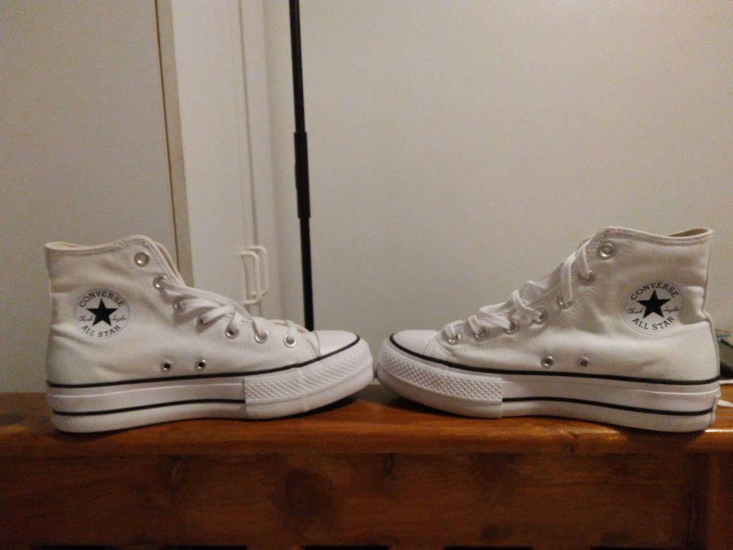 White Converse Shoes 