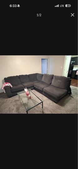 Grey couches