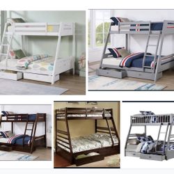 Bunk Bed Full And Twin With Mattress 