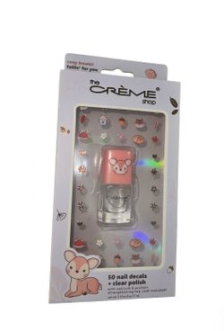 The Creme Shop Cozy Treats! Fallin’ For You Deer 50 Nail Decals + Clear Polish