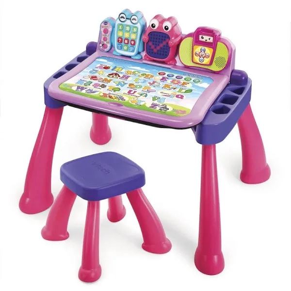 Touch and Learn Activity Desk Deluxe, Pink